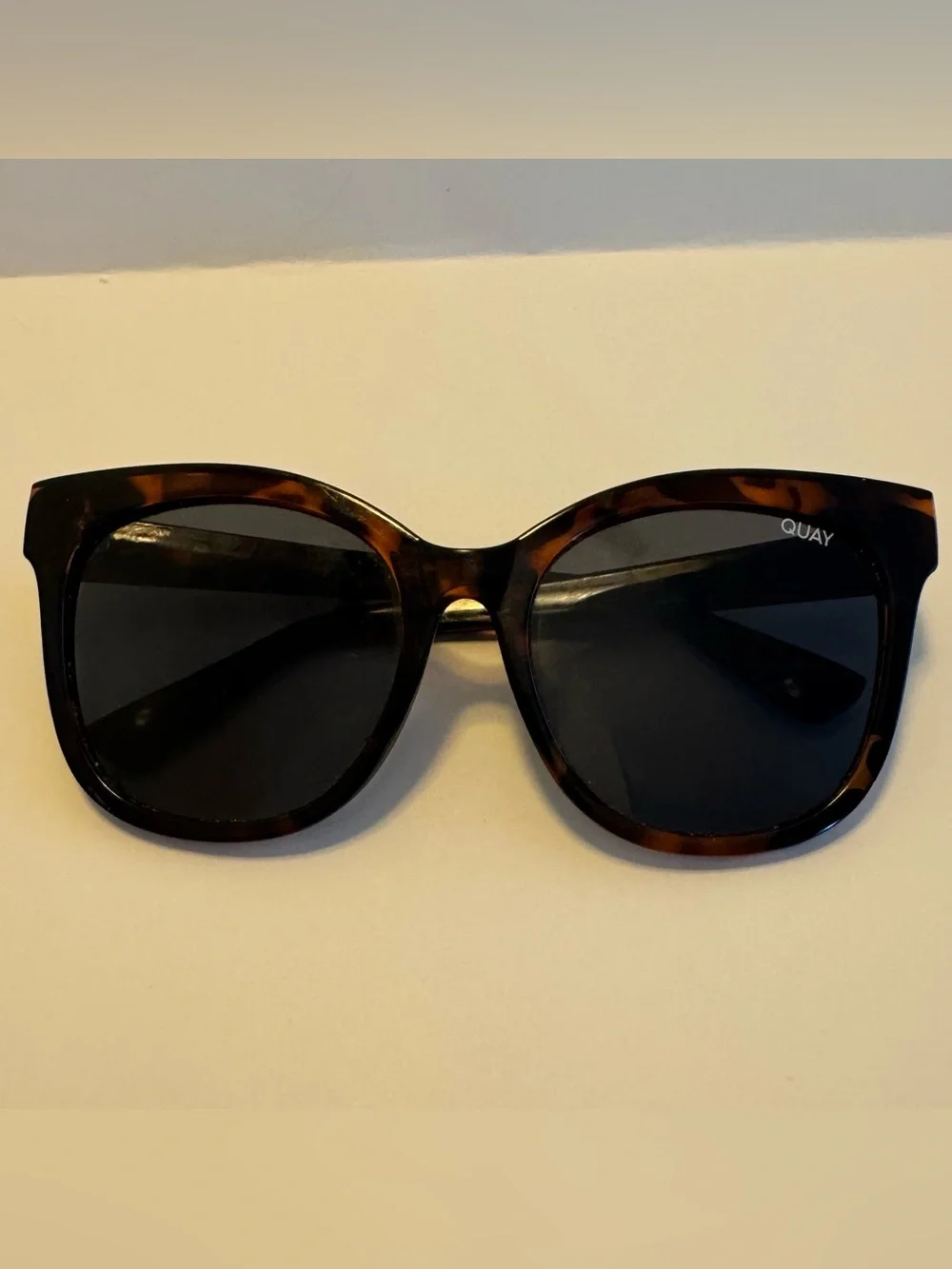 QUAY Australia It's My Way 55mm Cat Eye Sunglass Brown Orange Tortoise Shell